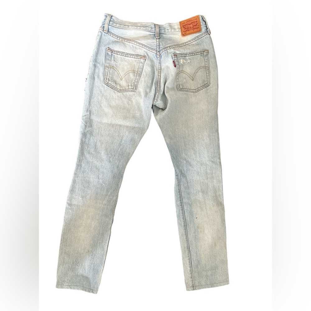 Levi’s straight leg Distressed Denim